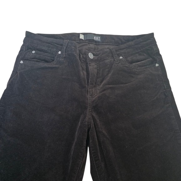Kut From The Kloth Jeans Womens 12 Brown Corduroy Catherine Boyfriend Stretch - Picture 2 of 11